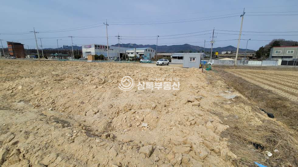 경북 구미시 선기동 상수도,전기인입 성토작업된 대로변 급매물토지 매매 매물번호 10524 사진 2