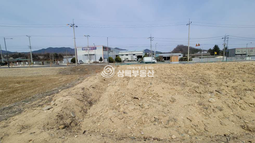 경북 구미시 선기동 상수도,전기인입 성토작업된 대로변 급매물토지 매매 매물번호 10524 사진 7