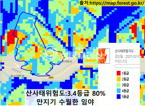 경북 예천군 효자면 명봉리 효자면 명봉리 도로 접한 임야매 매매 매물번호 10530 사진 3