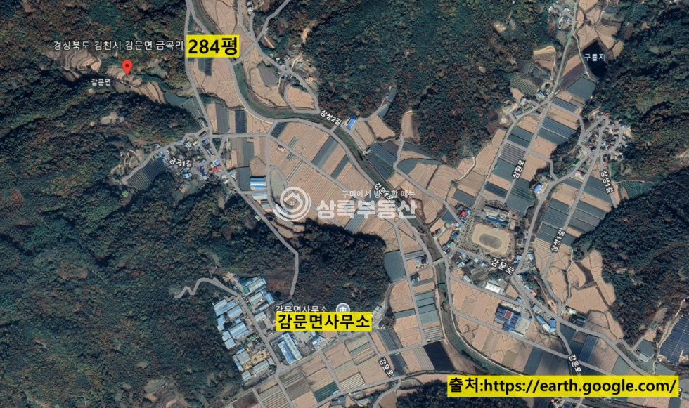 경북 김천시 감문면 금곡리 동네 뒤 주말농장, 체류형쉼터용 첫 입문하기 좋은 토지 매매 매물번호 10538 사진 8