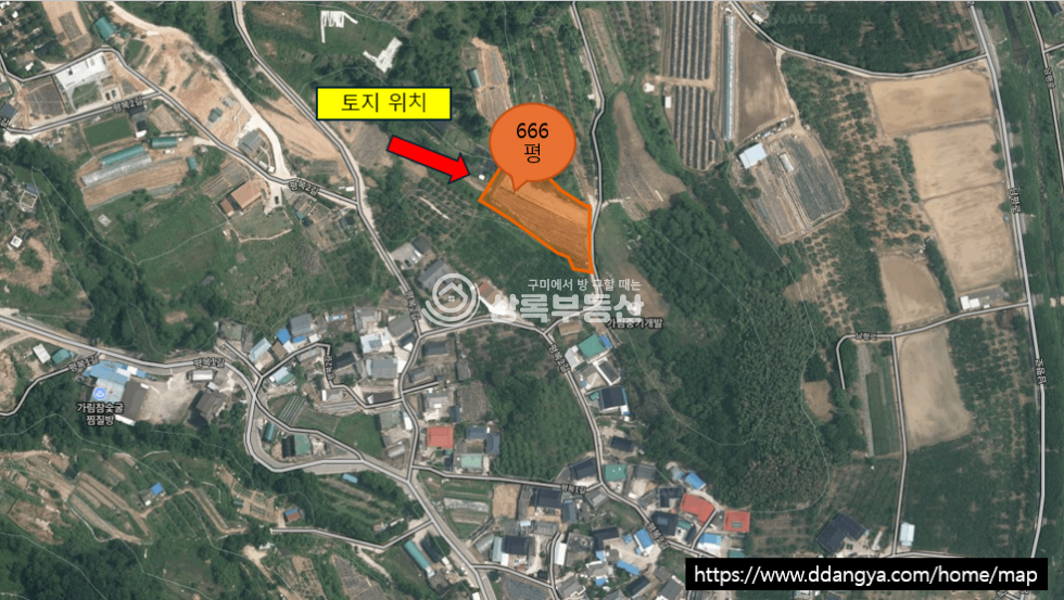 경북 칠곡군 기산면 평복리 기산면평복리 전망잘나오는 토지 매매 매물번호 10374 사진 4