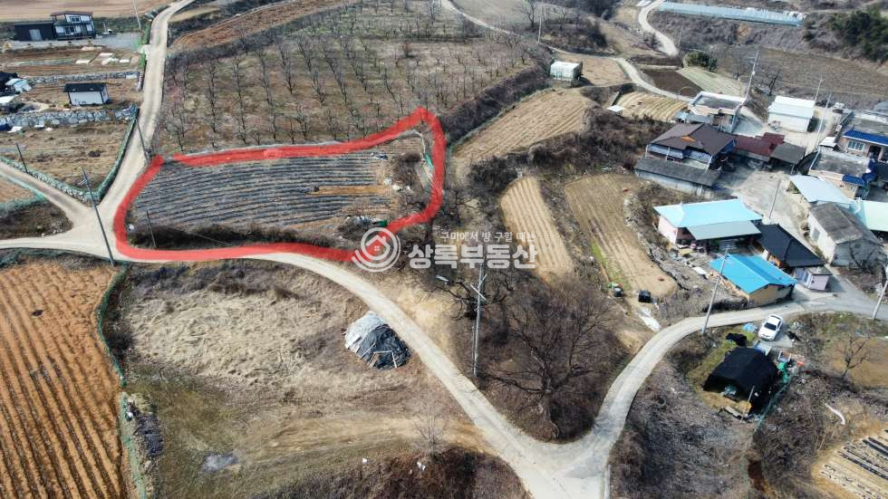 경북 구미시 무을면 안곡리 공기좋은 무을저수지인근 힐링할수 있는 토지 매매 매물번호 10345 사진 5